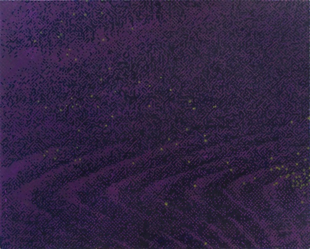 《紫色花序-1》